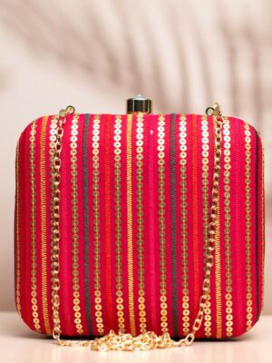 Ethnic Embroidery Clutch Bag