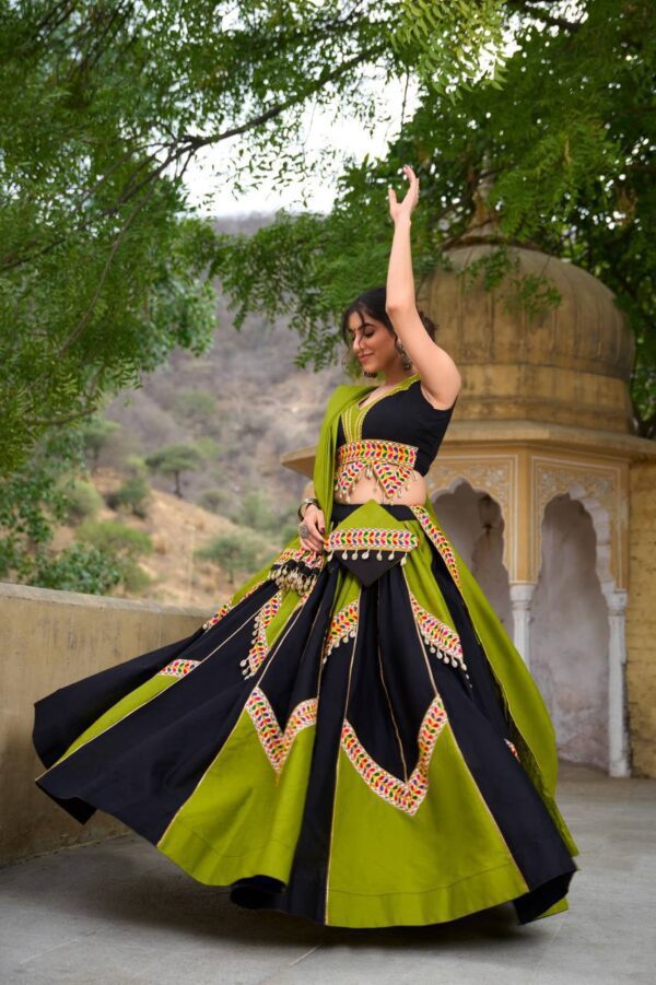 Gamthi Cotton Lehenga Choli Set