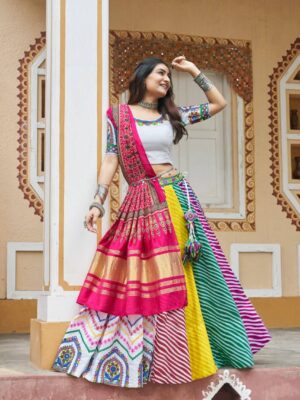 Elegant White Lehenga Choli