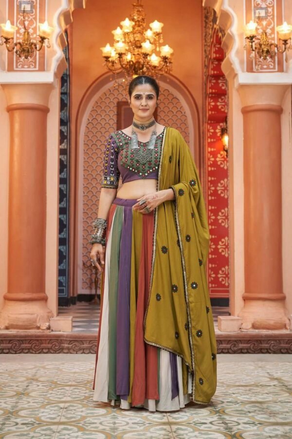 Multi Color Lehenga Choli