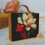Printed Suitcase Style Clutches