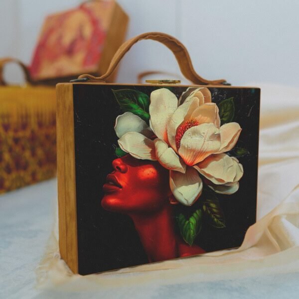 Printed Suitcase Style Clutches