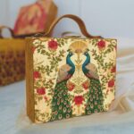 Printed Suitcase Style Clutches