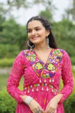 Bandhani Print Gown