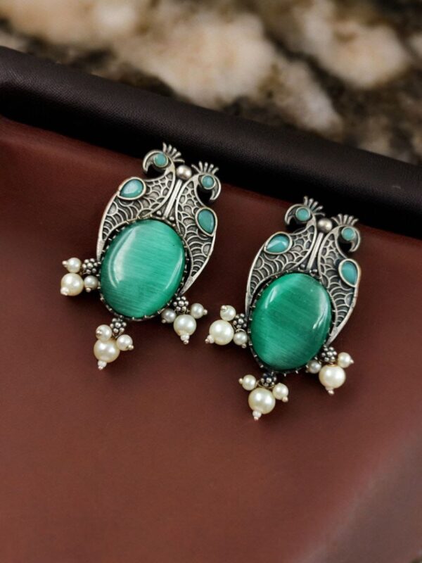 Peacock Style Earrings