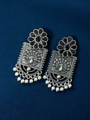 Peacock Stud Earrings