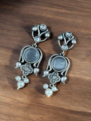 Silver Replica Stud Earrings