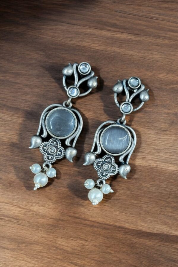 Silver Replica Stud Earrings