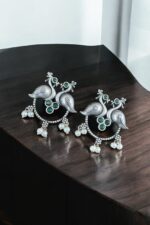 Peacock Stud Earrings