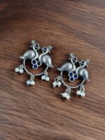 Peacock Stud Earrings