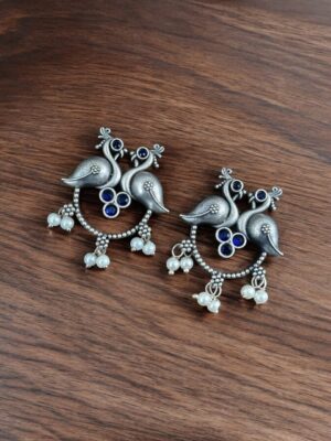 Peacock Stud Earrings