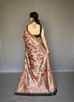 Kalamkari Printed Soft Silk Saree