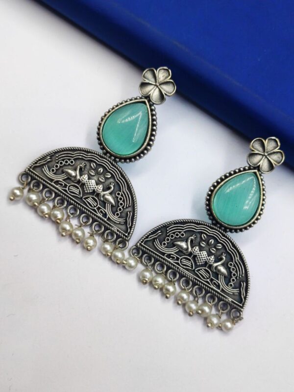 Peacock Stud Earrings