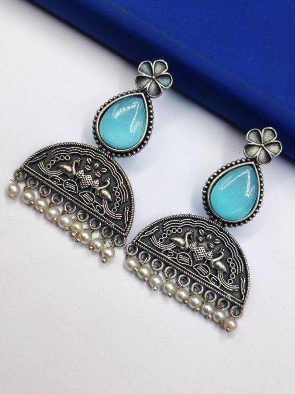 Peacock Stud Earrings