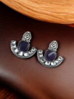 Silver Replica Stone Earrings