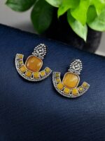 Silver Replica Stone Earrings