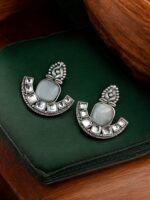 Silver Replica Stone Earrings