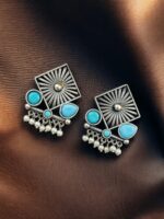 Silver Replica Stud Earrings