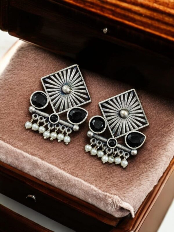 Silver Replica Stud Earrings