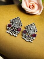 Silver Replica Stud Earrings