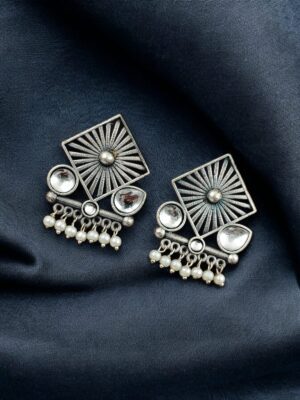 Silver Replica Stud Earrings