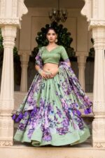 Tussar Silk Lehenga Choli Set