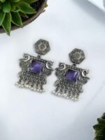 Dangler Peacock Earrings