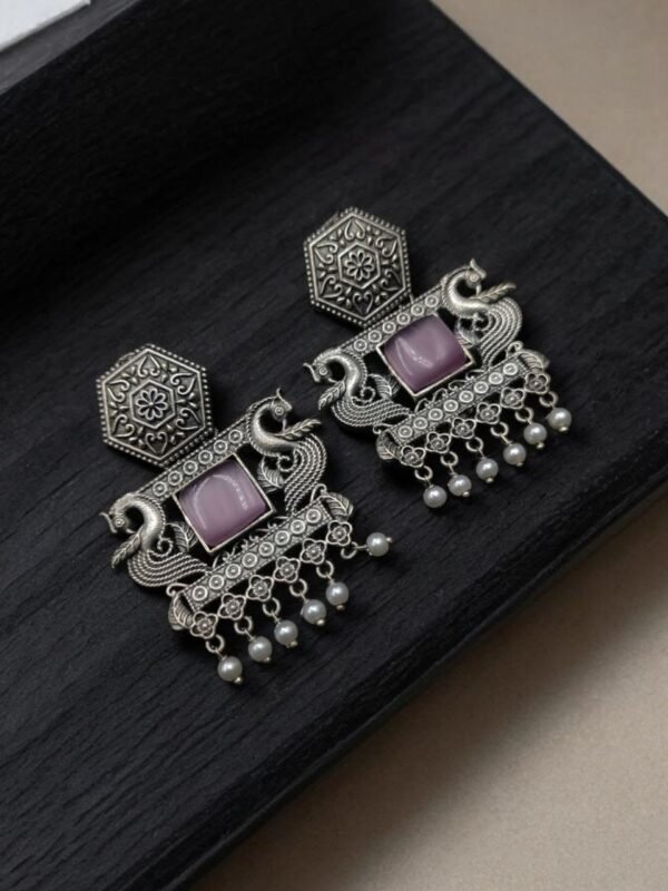 Dangler Peacock Earrings