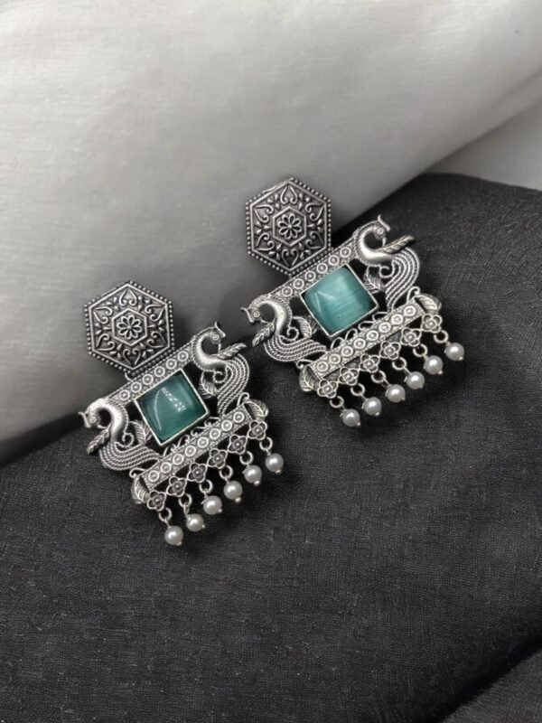 Dangler Peacock Earrings