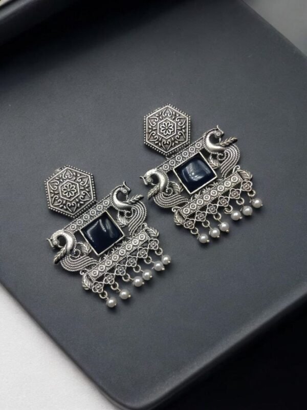 Dangler Peacock Earrings