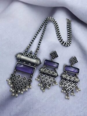 Silver Replica Pendant Set