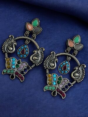 Peacock Design Earrings