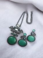 Silver Replica Pendant Set