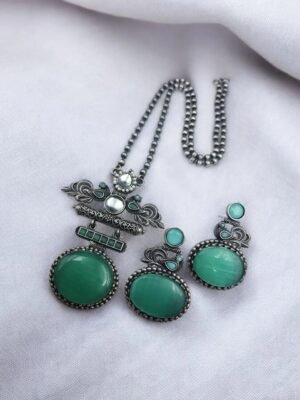 Silver Replica Pendant Set