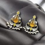 Stone Stud Earrings