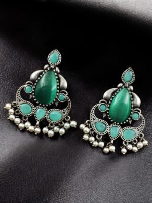Stone Stud Earrings