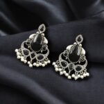 Stone Stud Earrings