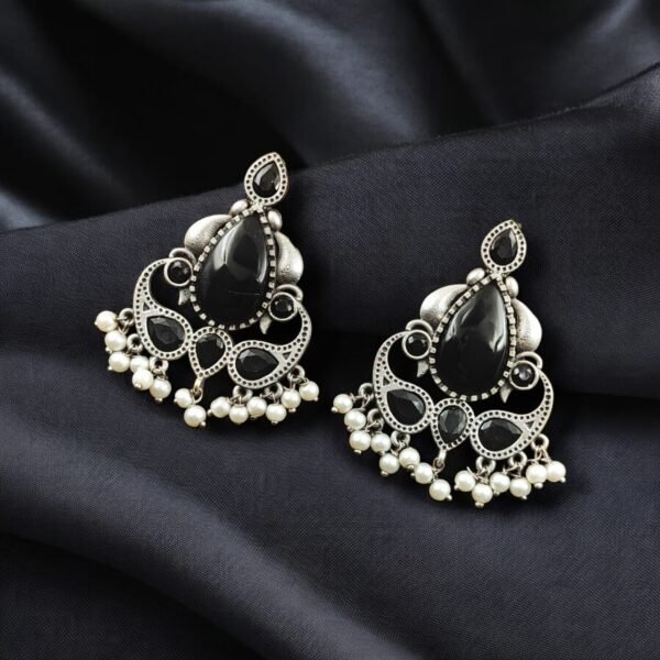Stone Stud Earrings
