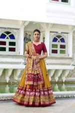 Tussar Silk Lehenga Choli