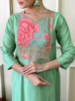 Chanderi with soft cotton lining