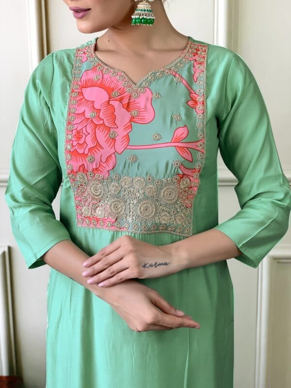 Chanderi with soft cotton lining
