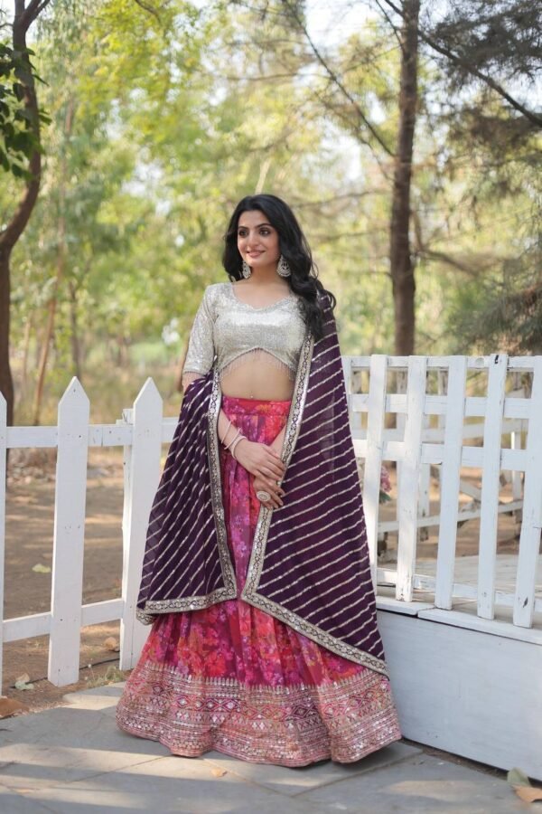 Georgette Lehengas