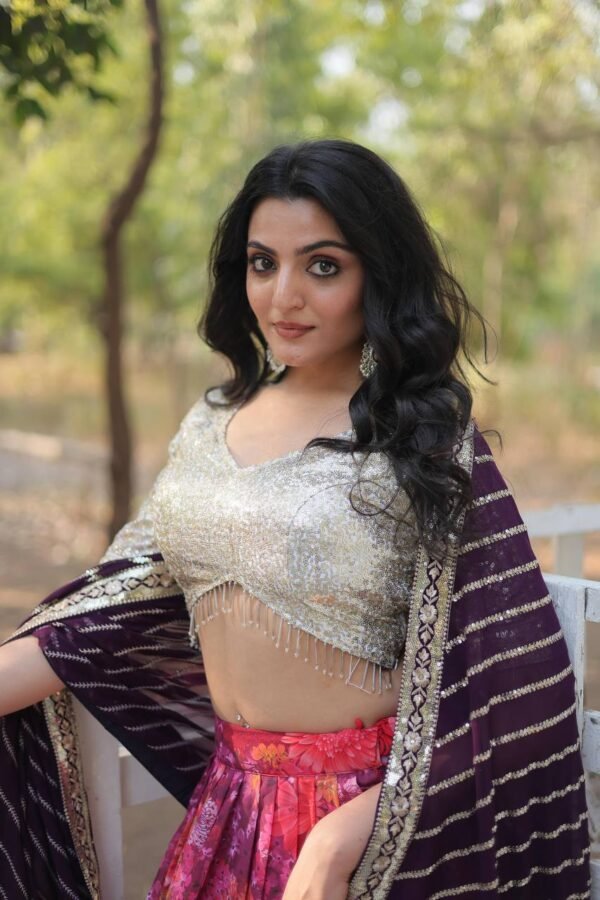 Georgette Lehengas