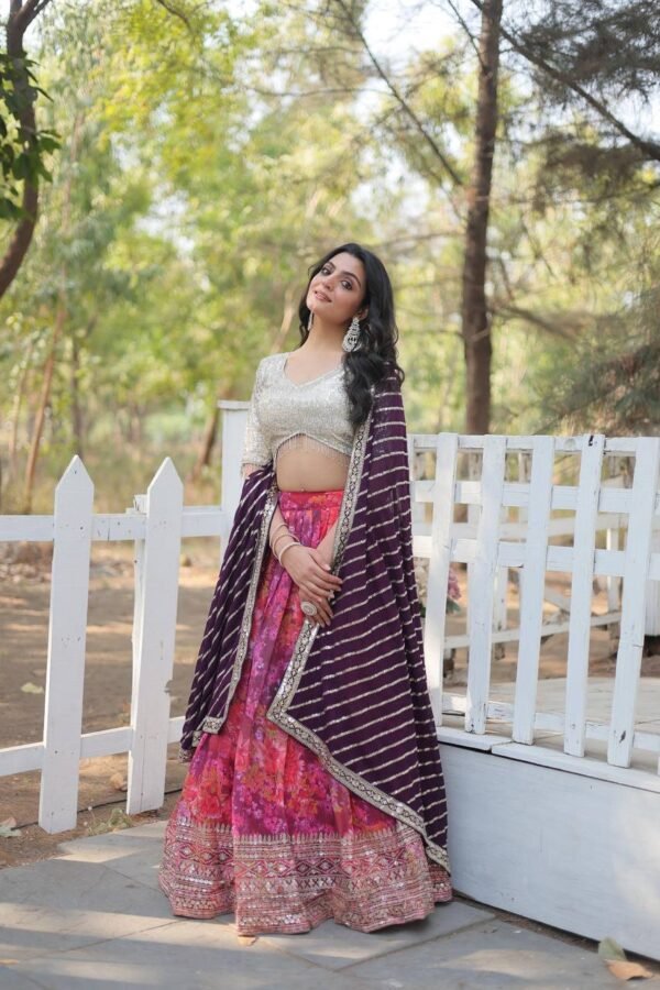 Georgette Lehengas