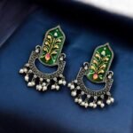 Hand-Painted Dangler Earrings