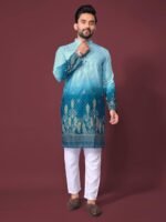 Multicolour Mens Kurta