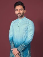 Multicolour Mens Kurta