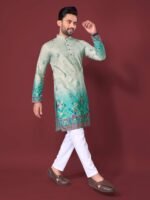Multicolour Mens Kurta
