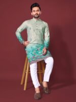 Multicolour Mens Kurta