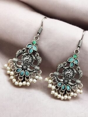 Peacock Hanging Earrings